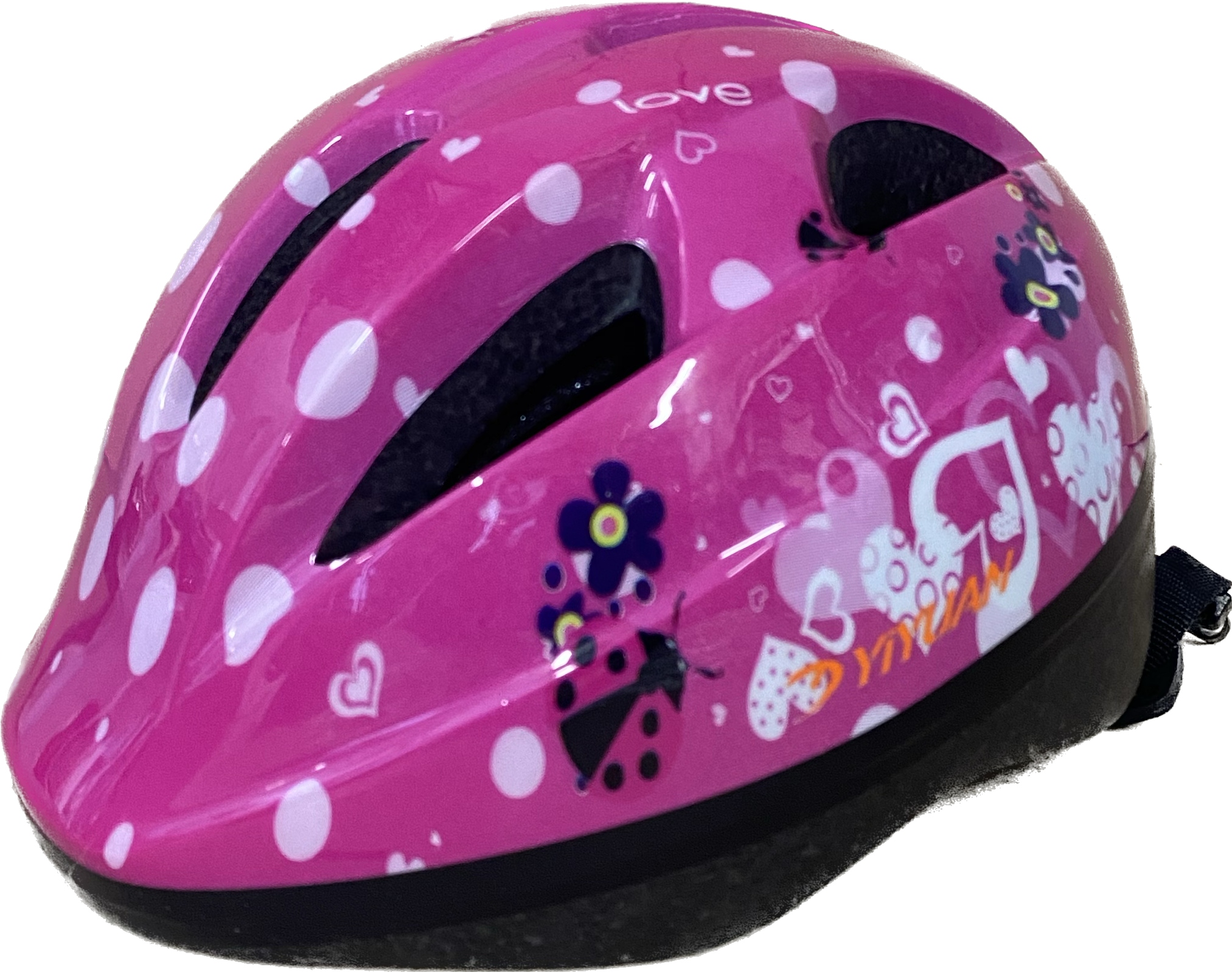 Kask Rowerowy Dla Dzieci Różowy Xs