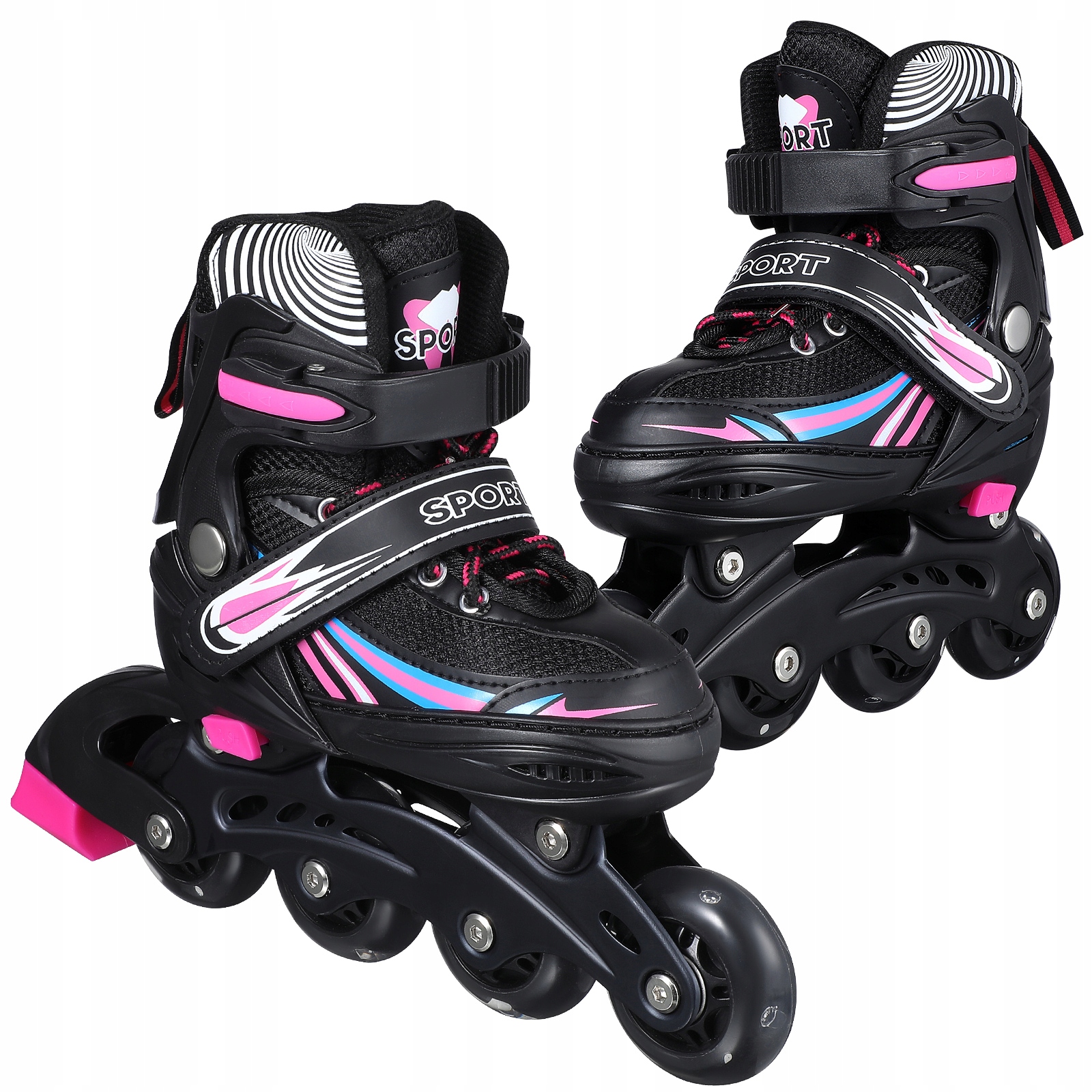 1PARA STYLOWE ROLKI INLINE UNISEX Z REGULACJĄ I KOMFORTEM