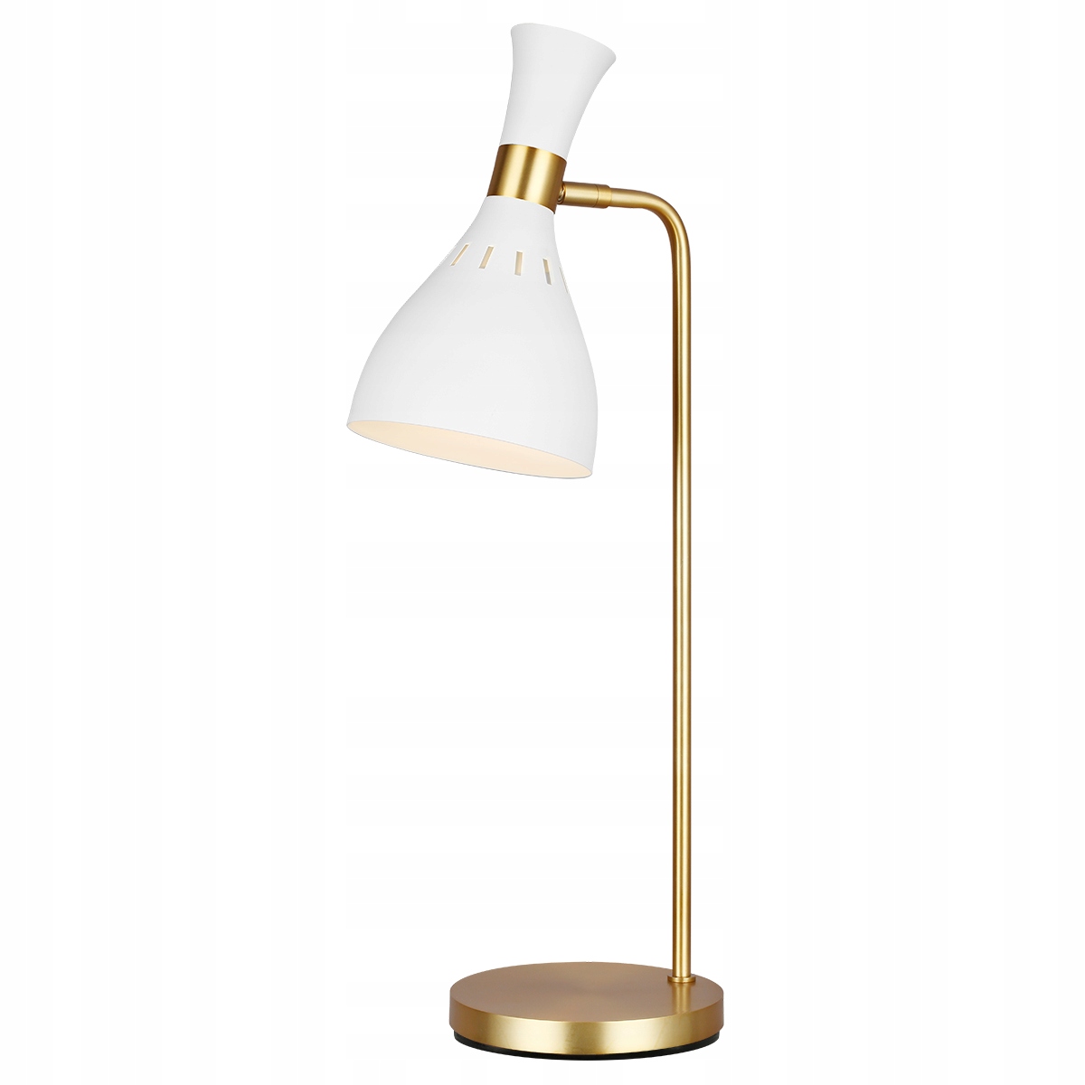 Stolová lampa Joan mosadzná retro E27 60W, bez žiarovky Feiss
