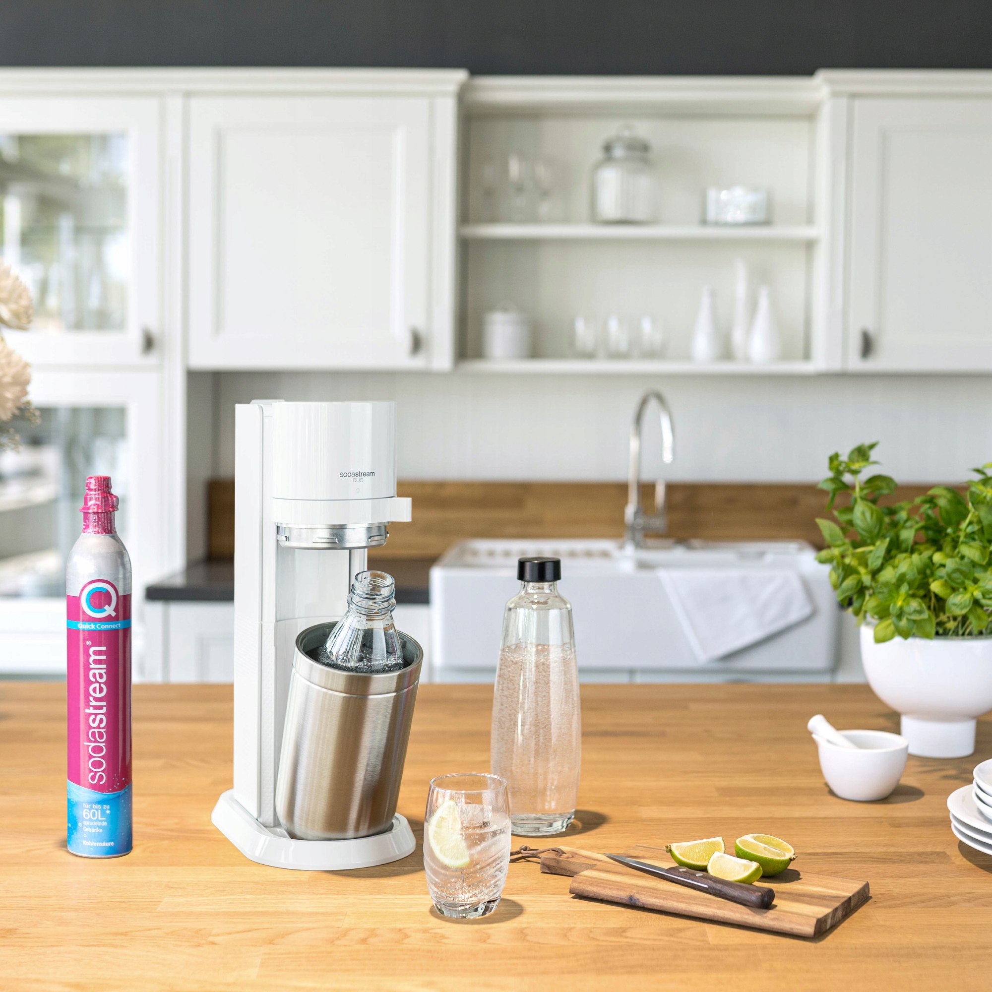 Saturator do wody SodaStream Duo, 2 butelki Kod producenta DUOWHITE