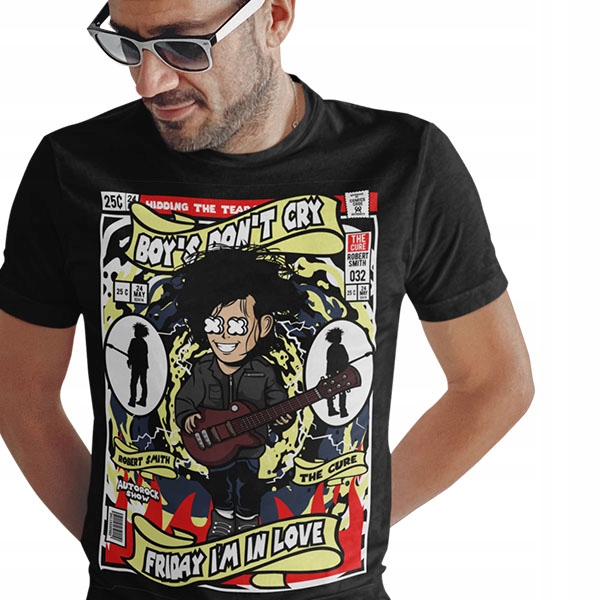 KOSZULKA HORROR/ROCK ROBERT SMITH THE CURE