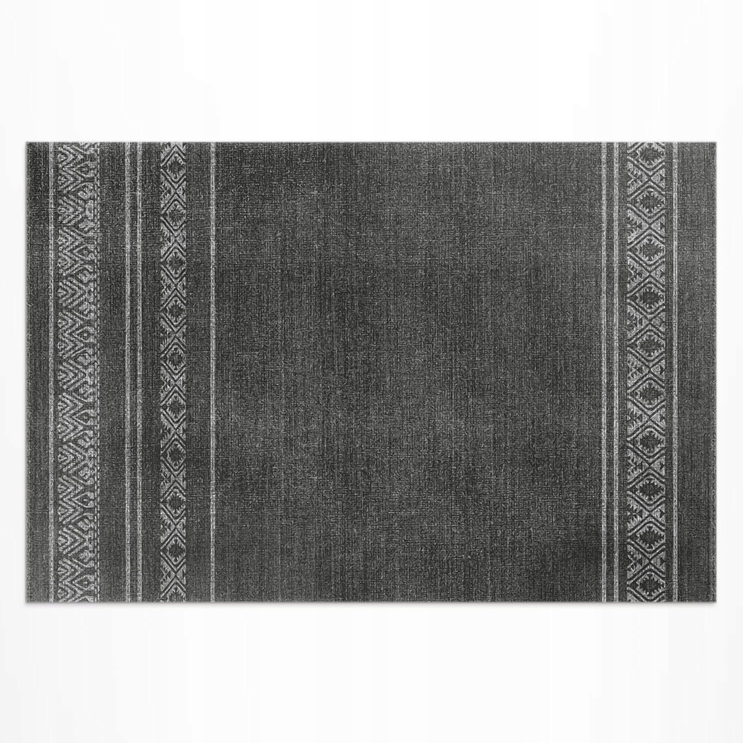 Ozdobný terasový vinylový koberec Africký vzor imitácia tkaniny 80x120 cm