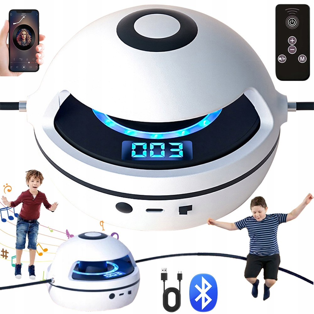 Švihadlo Bluetooth Hudební Automatické Led Dítě 10 Rychlostí Odolné