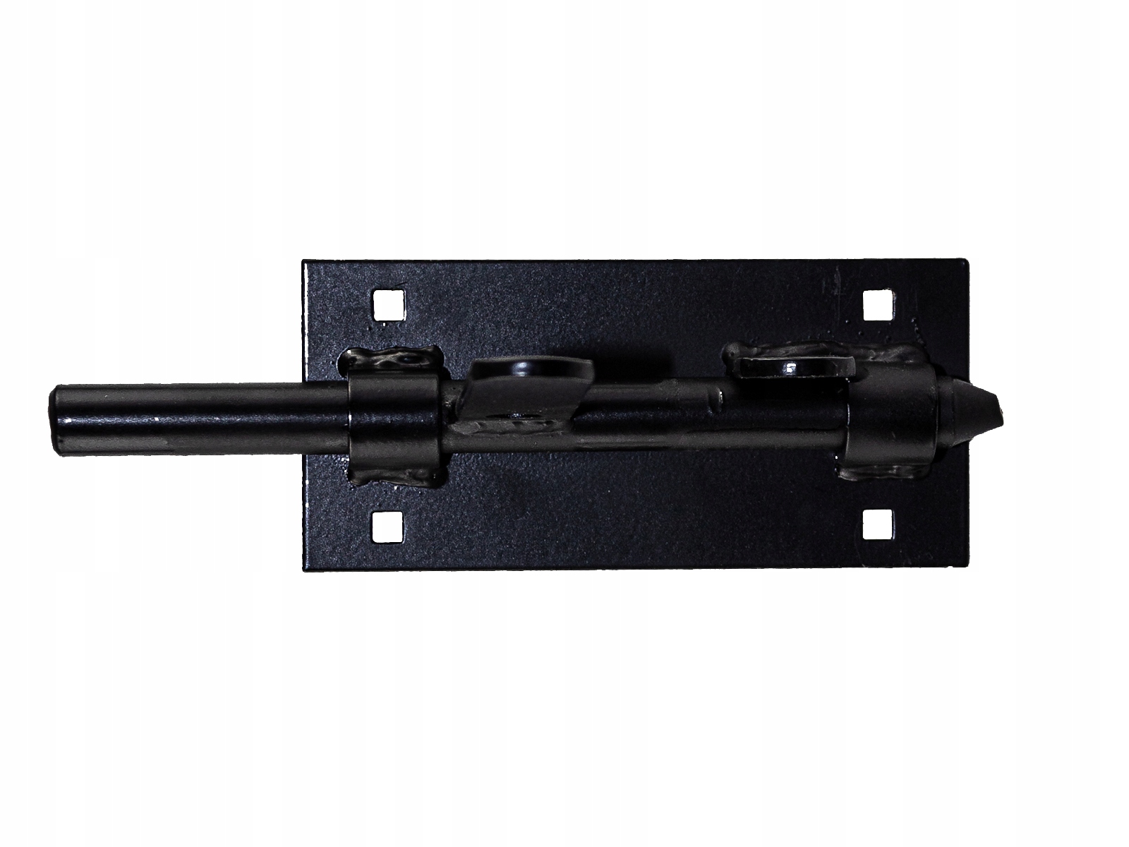 ZASUWA ZASUWKA DWUSTRONNA DO FURTKI DRZWI CZARNA Szerokość 1 m