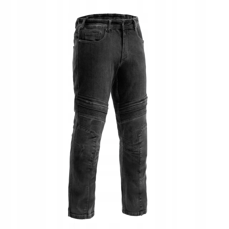 Motocyklové Džínsy Broger Maverick Washed Black 42/32
