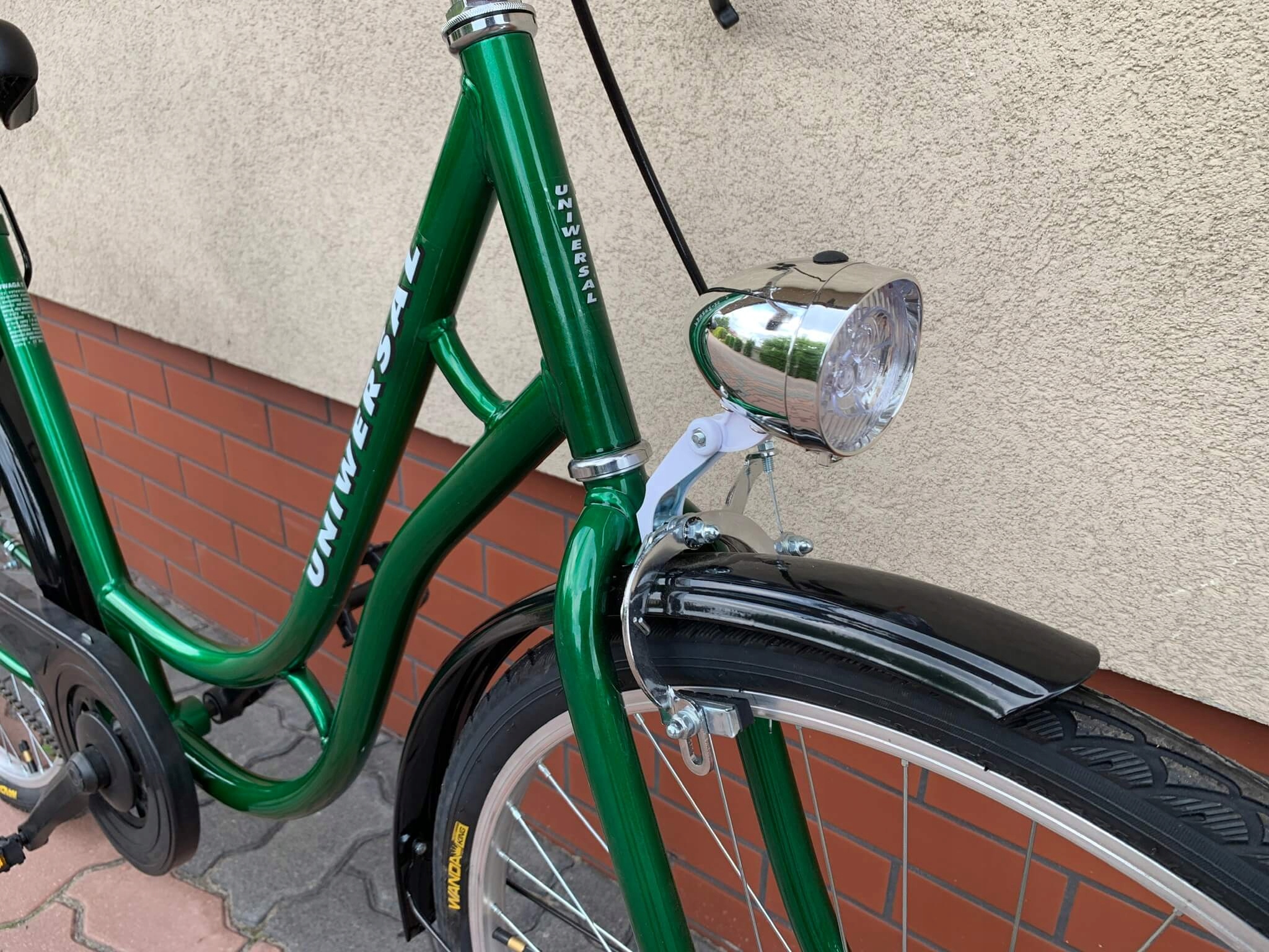 Rower Damski Damka Męski Miejski Uniwersal 28 Kosz Materiał ramy stal