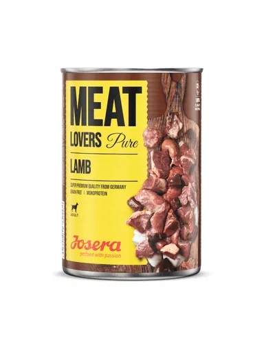 5 x Josera Meatlovers Pure jehněčí maso 400 g