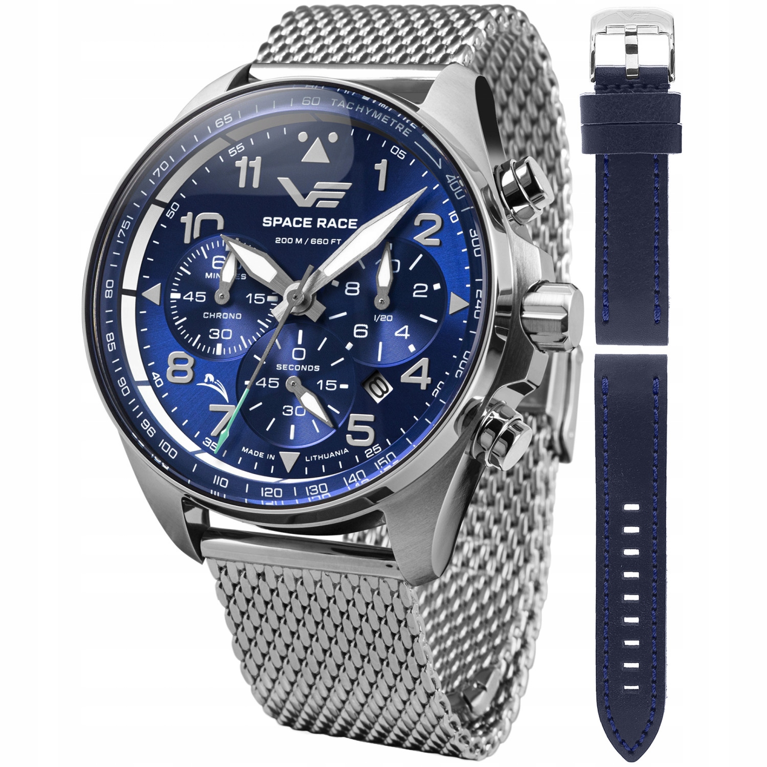 Pánské Hodinky Vostok Europe 6S20-325A742B stříbrný náramek