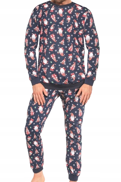 Cornette pánské pyžamo 195/226 Gnomes 3 dlouhý rukáv velikost XL