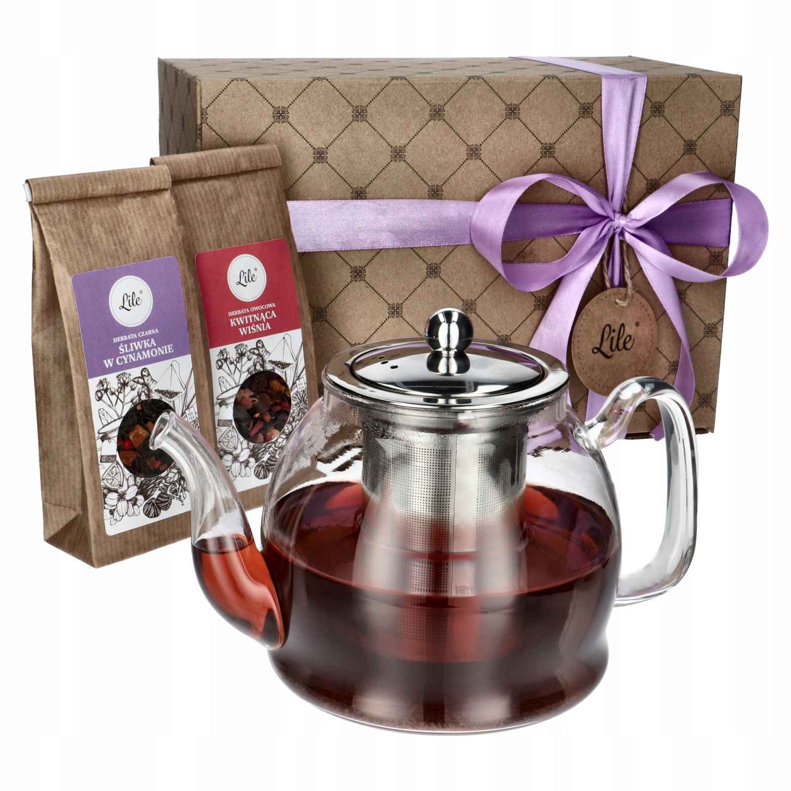 

Dzbanek do herbaty zestaw herbat święta