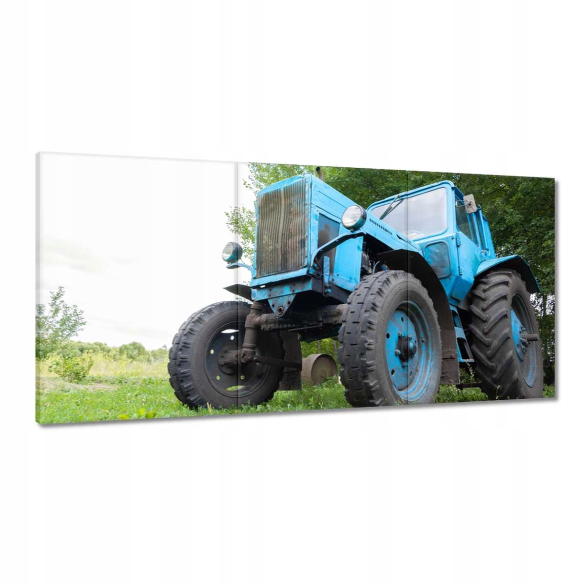 Obrazy 180x90 Starý modrý traktor