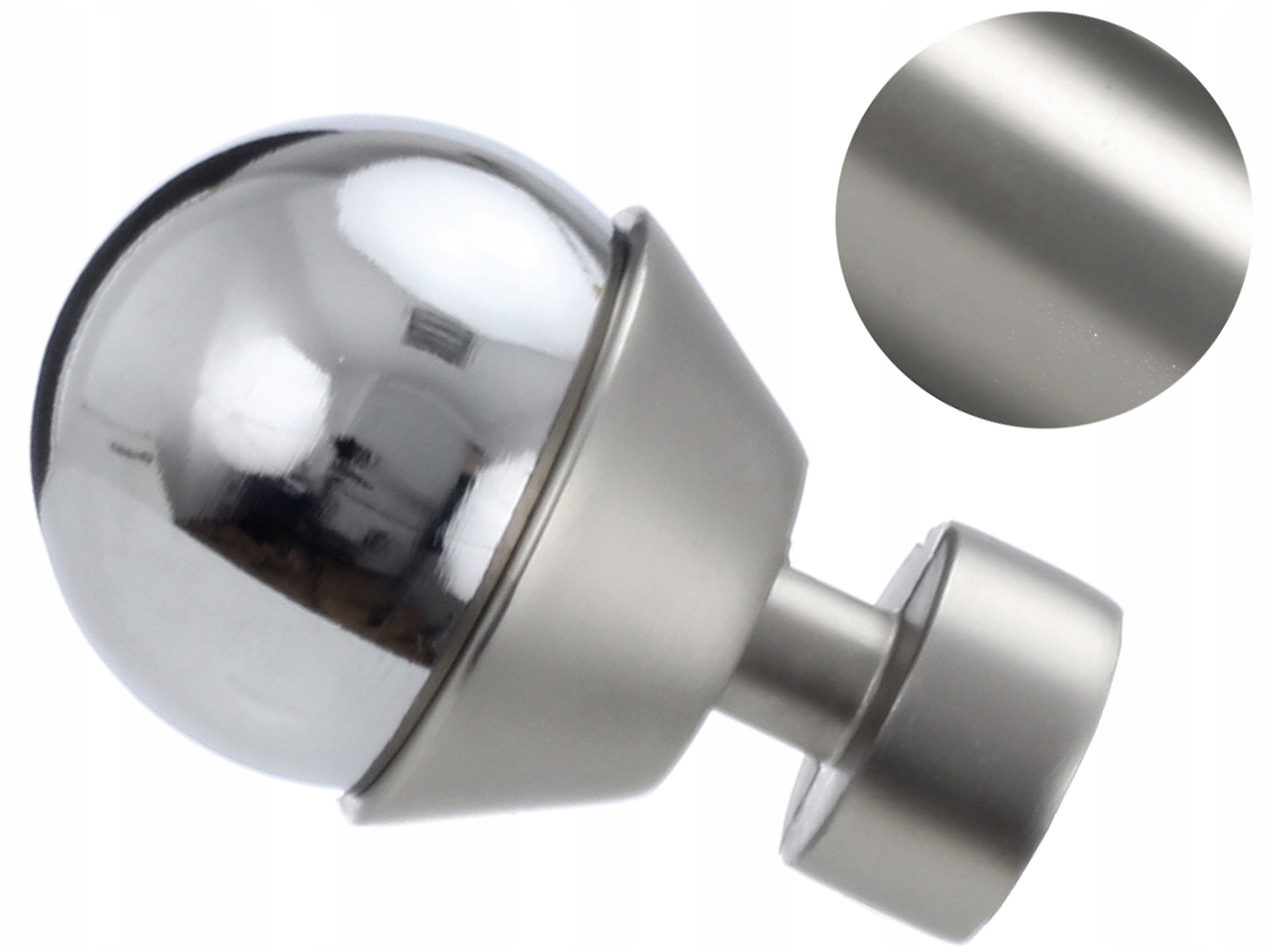 

19 mm Melba zakończenie do karnisza Satyna