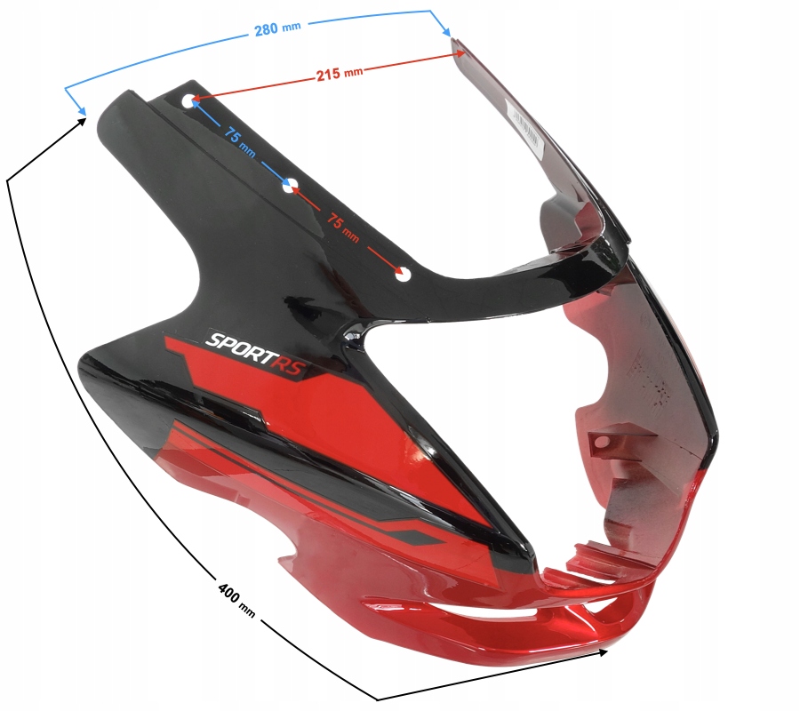 OBUDOWA OSŁONA REFLEKTORA LAMPY BARTON SPRINT RS Producent Moretti