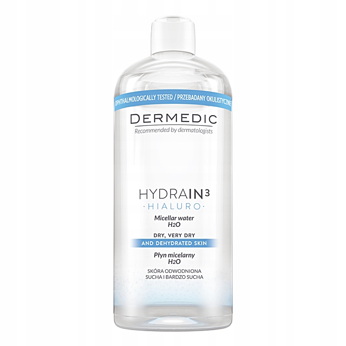 

Dermedic Hydrain3 Hialuro Płyn micelarny H2O 500ml