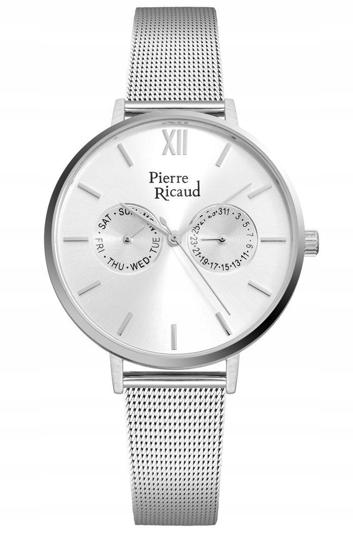 Nové Originální dámské hodinky Pierre Ricaud P22110.5163QF stříbrné