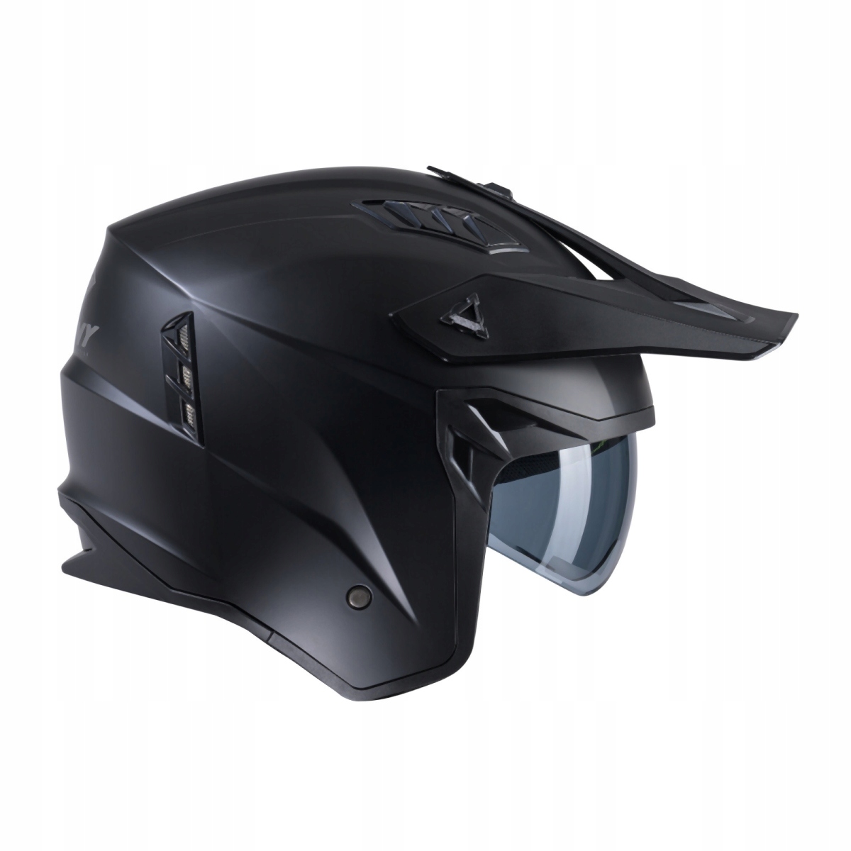 Kenny Racing Otvorená Prilba Jet Miles Solid Matt Black Farba Čierna Veľkosť S