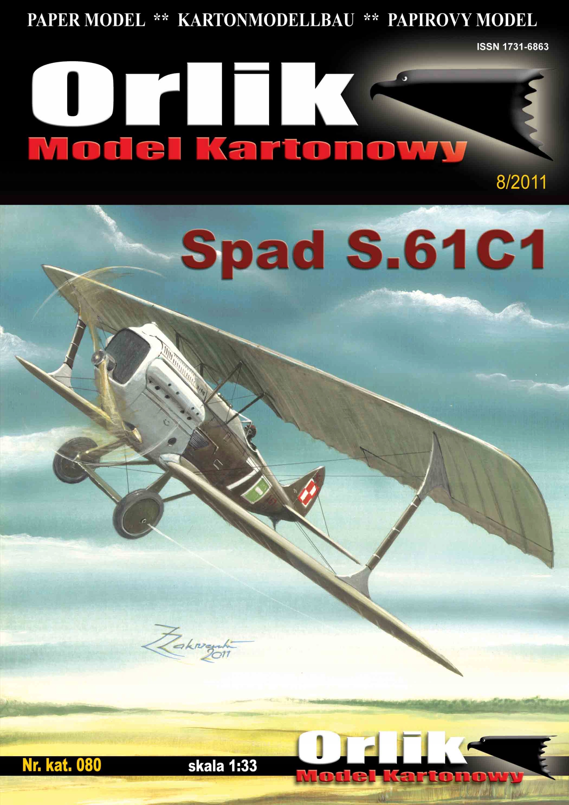 

Orlik Samolot Spad S.61C1