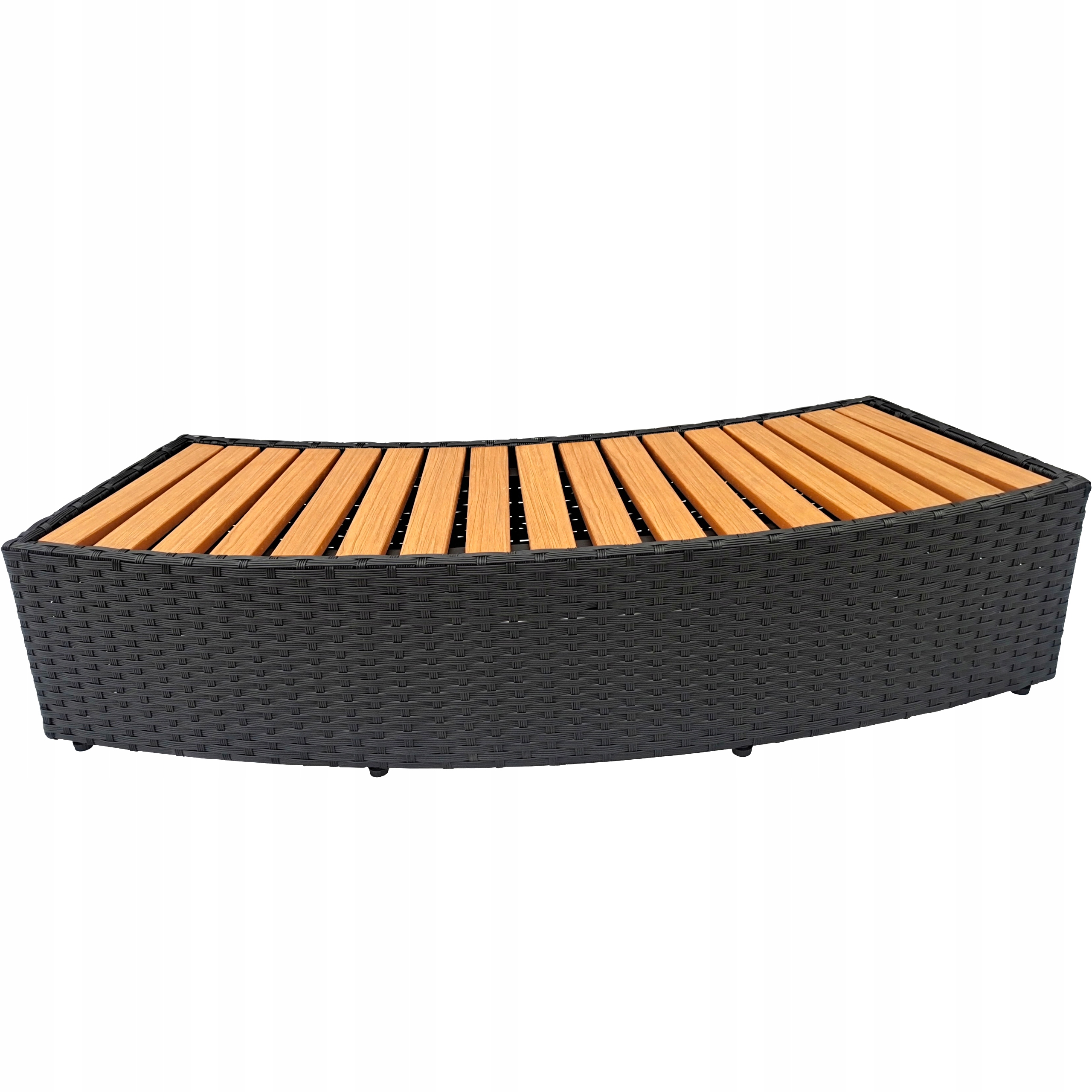 Step do okrągłego basenu - kolor czarny