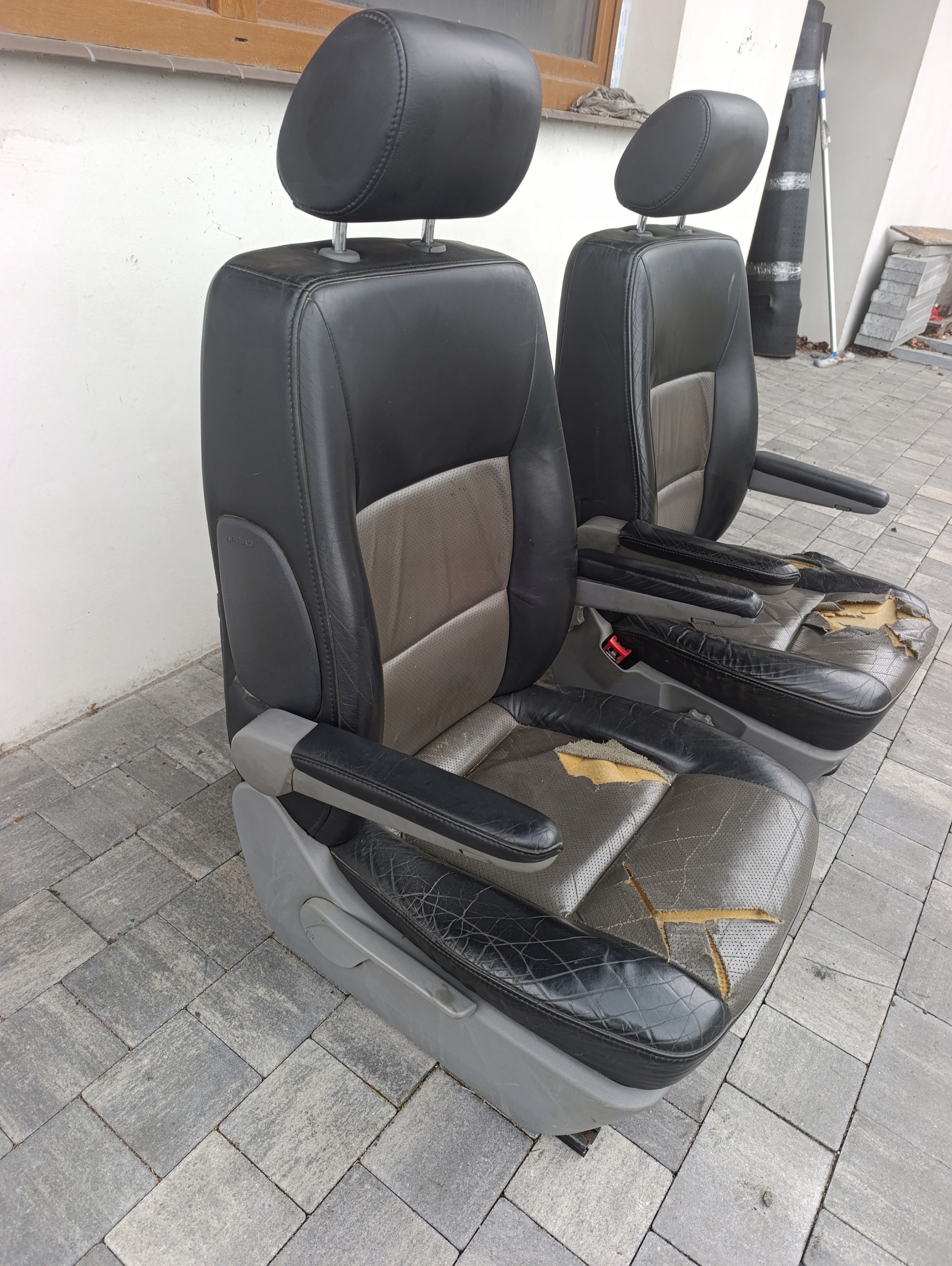 VW T5 T6 KOMPLET Sièges PRZEDNICH Siège PASAZER Chauffeurs Sièges MULTIVAN