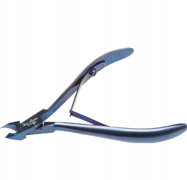 CM Solingen Kleštičky na kůžičku Blue Cobalt 4378 – dvojitá pružina