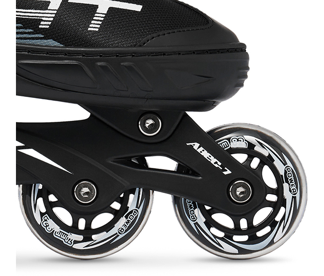 Роликові ковзани Фігурні ковзани 2в1 регульовані RAVEN Profession Black 31-35