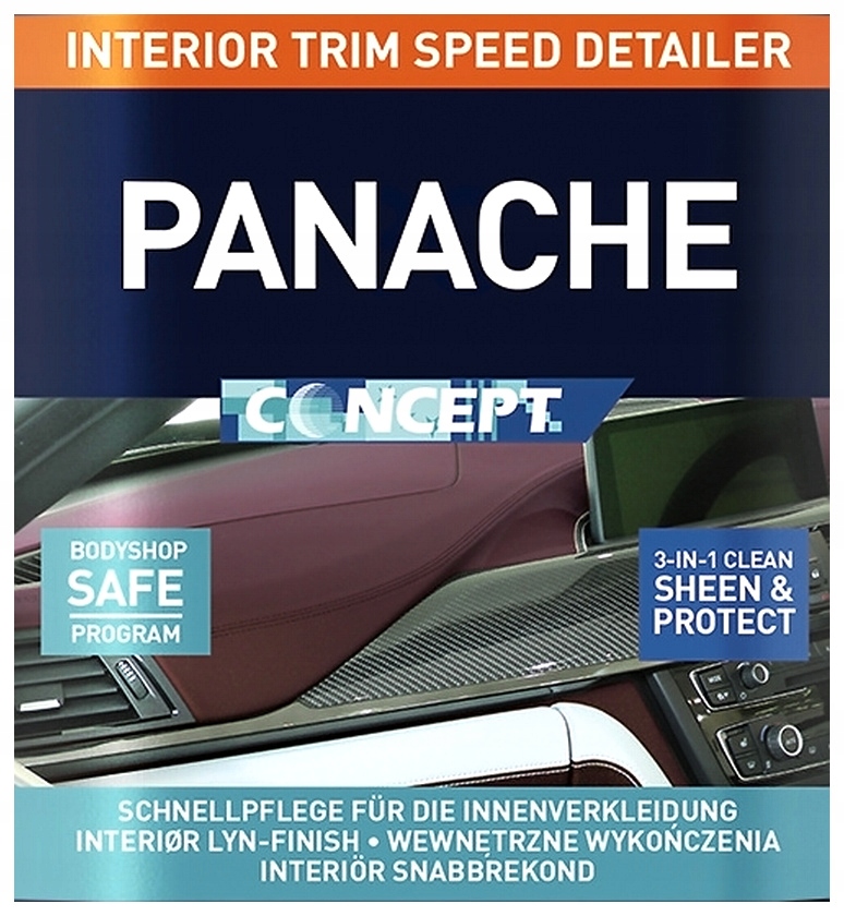 Panache Concept kokpit plastik drewno guma skora Brand Concept