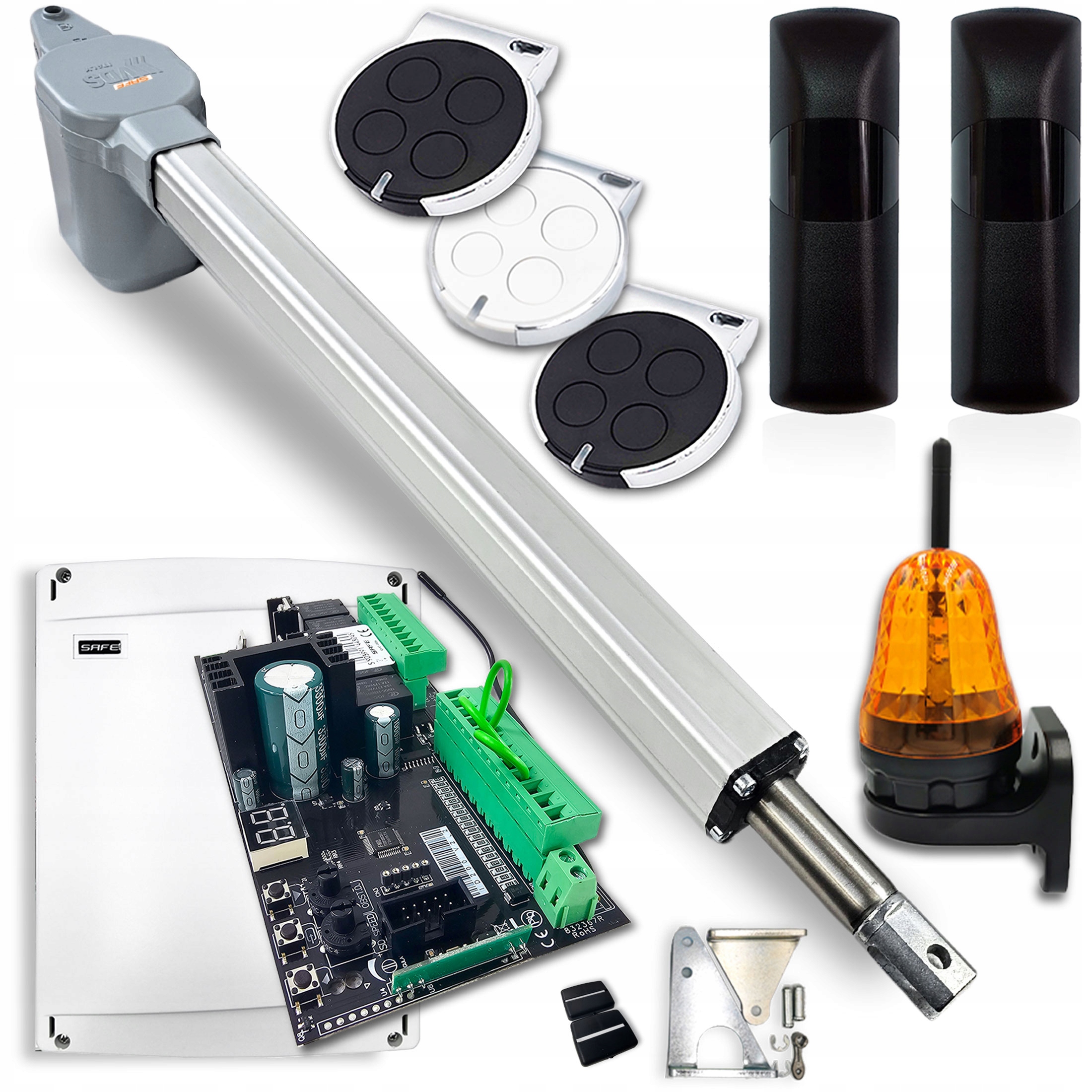 Pohon pre Jednokrídlovú Bránu 3,5m Automat Safe pohon 1xlampa 3xpilot