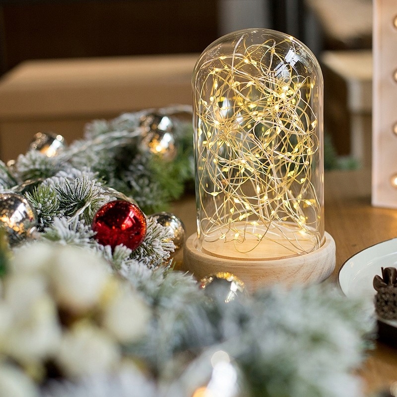 LAMPECZKI LED CIEPŁE ŚWIATŁO LAMPKI LEDOWE 2M DRUCIKI 20 LED BATERIE Kod producenta Y5440-20LED-WARM