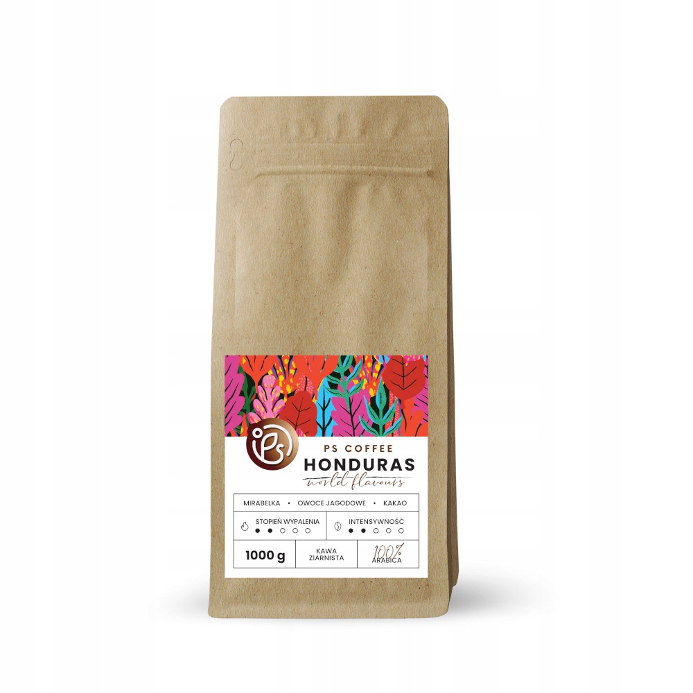 Káva zrna Arabica Promienie Słońca Honduras 1000 g