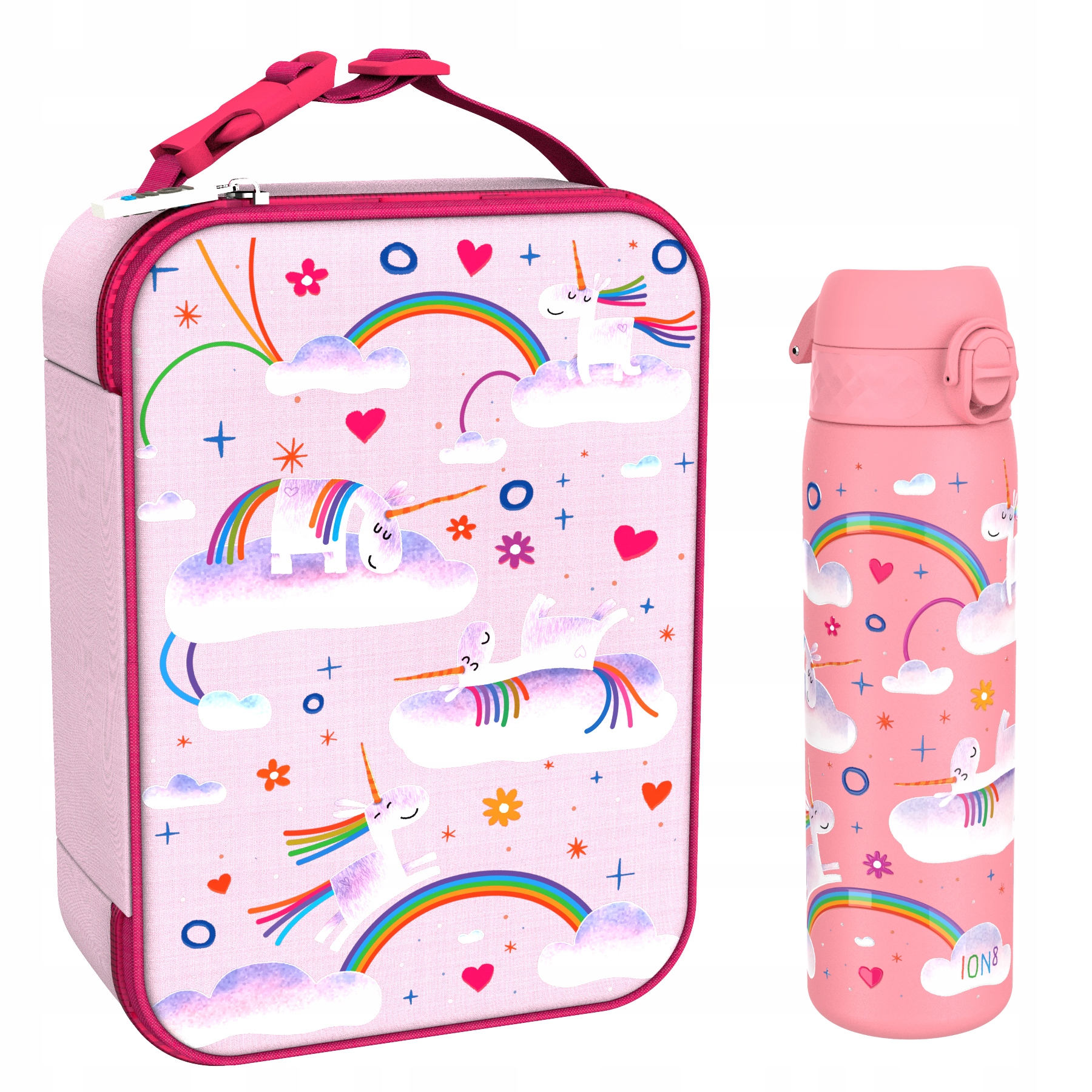 Termos Lunch Bag: Jednorožec Poník Koník Kůň Lahev Na Pití ION8