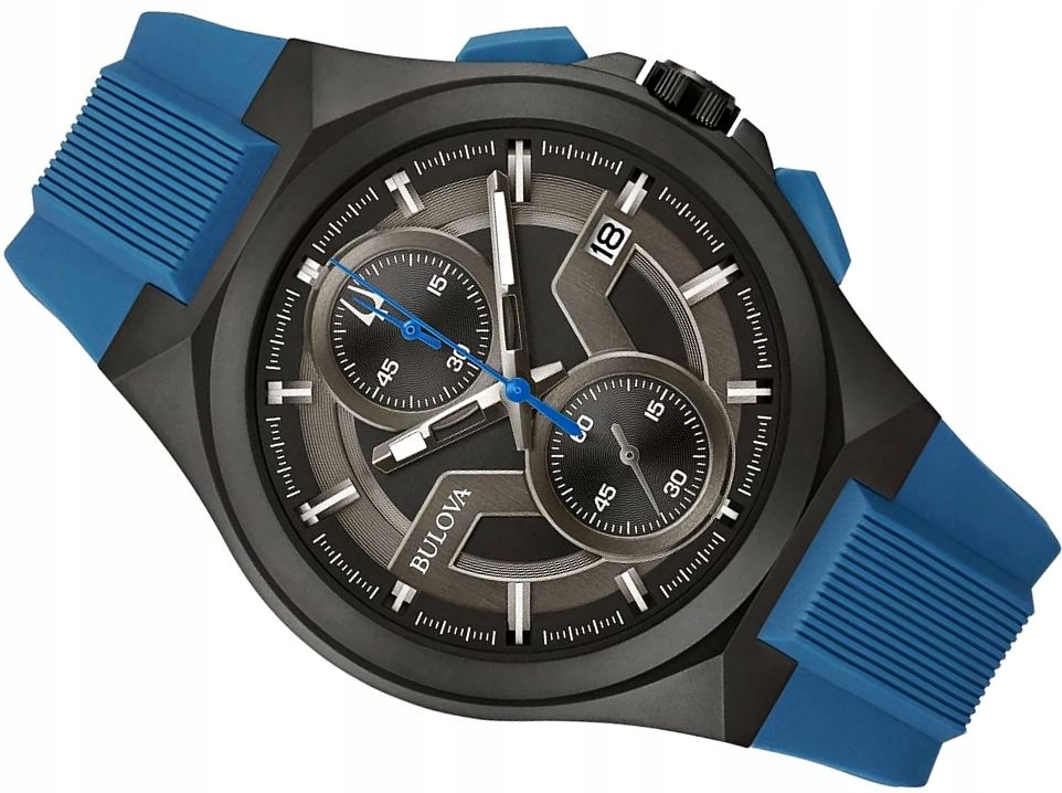 Zegarek Męski Bulova 98B380 Chrono Szafir Oryginał