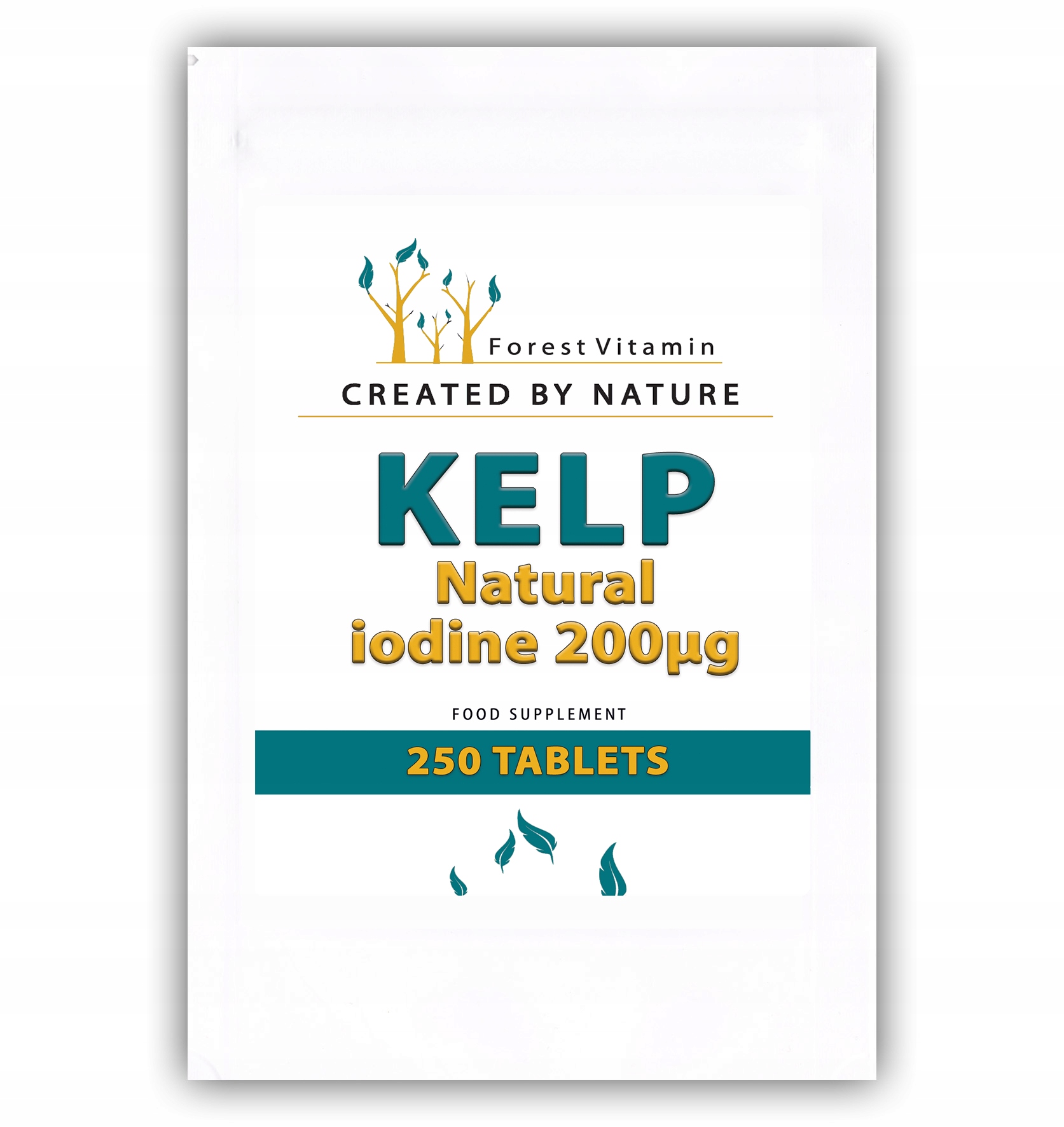 

Kelp Jodyna Naturalna 200mcg 250 tab Tarczyca
