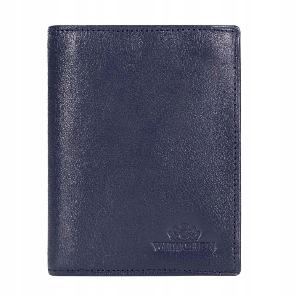 Pánská malá kožená peněženka tmavě modrá s Rfid Wittchen 21-1-023-NL