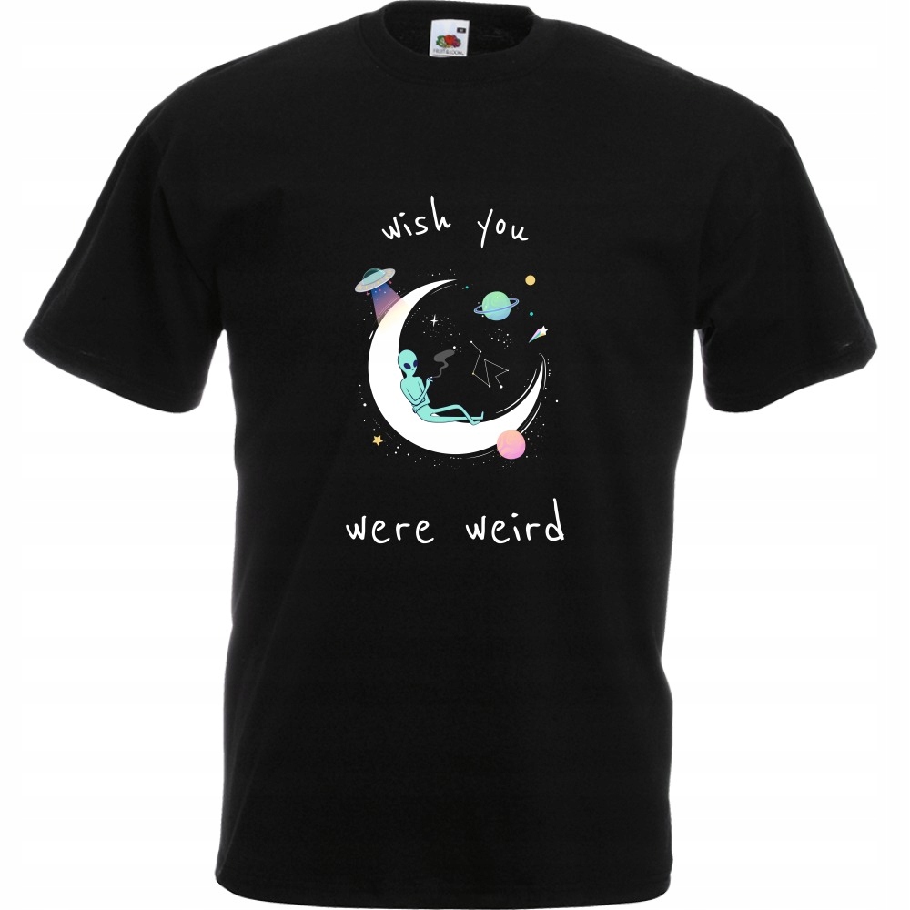

Koszulka wish you were weird ufo XXL czarna