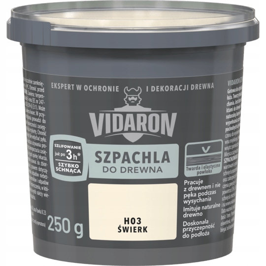 Vidaron Szpachla do drewna Świerk H03 0,25kg
