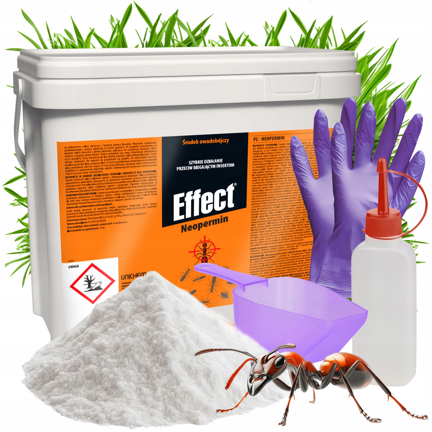 Proszek Preparat Środek Na Mrówki Gniazda Mrówek Przeciw Mrówkom Effect 3KG