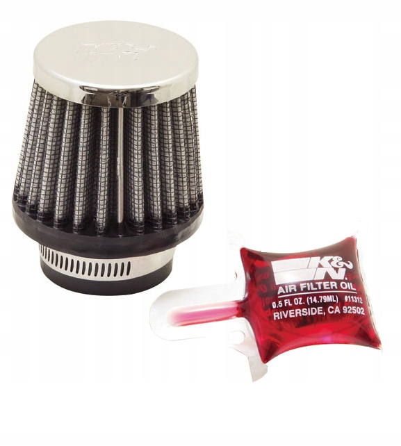 Vzduchový filter kužeľ K&n RC-0790 35 mm, chróm
