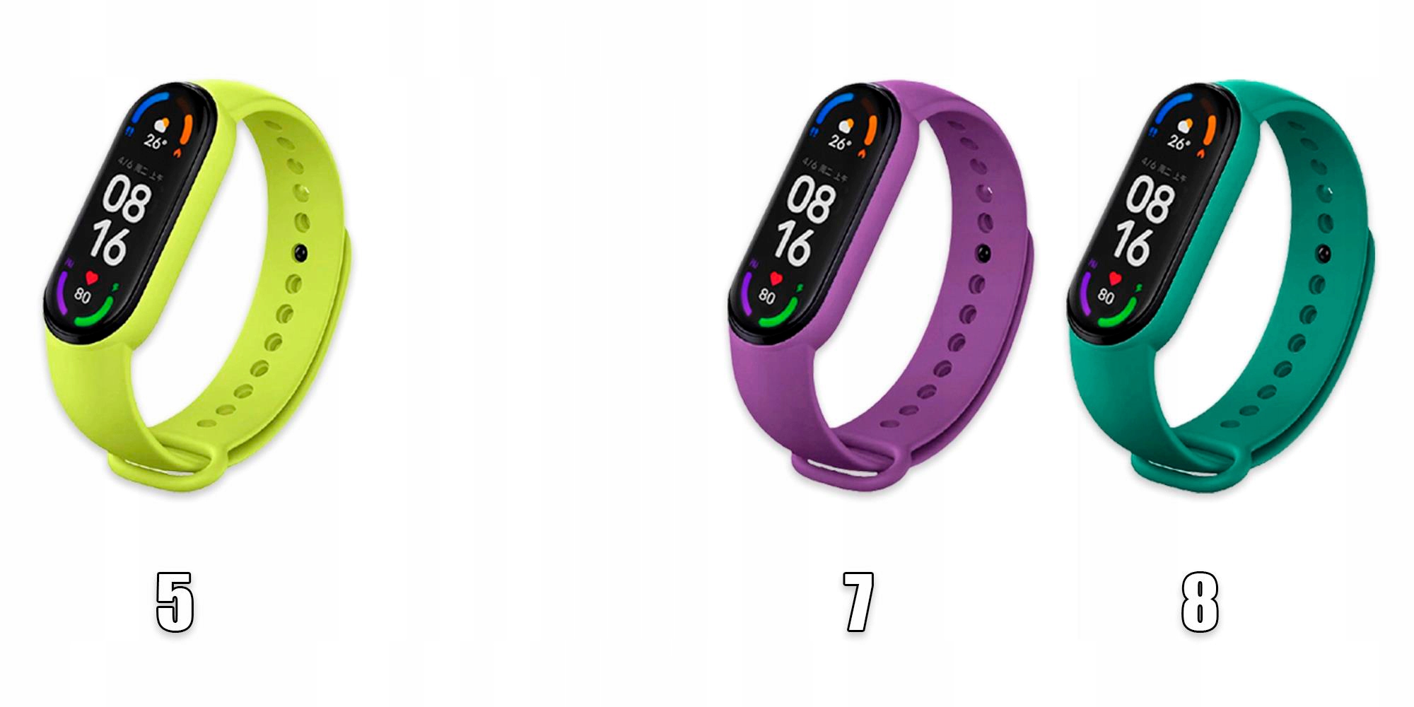 ZESTAW 13 OPASEK PASKÓW DO XIAOMI MI BAND 5 / 6 Producent Inna