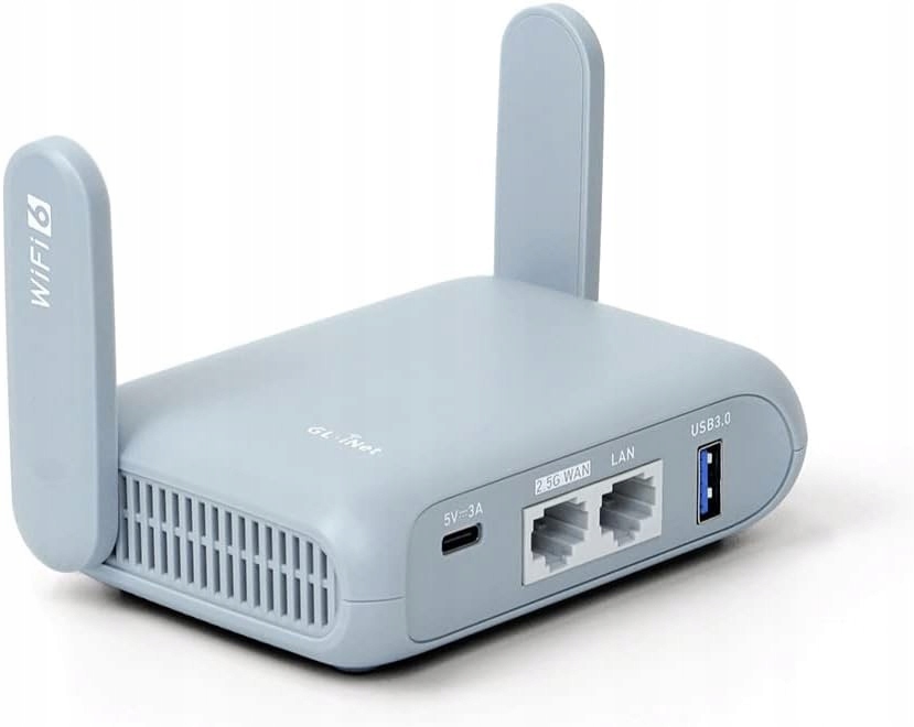 Router GL.iNet WiFi 6 3000 Mbit/s z VPN, podwójne pasmo 2,4/5 GHz