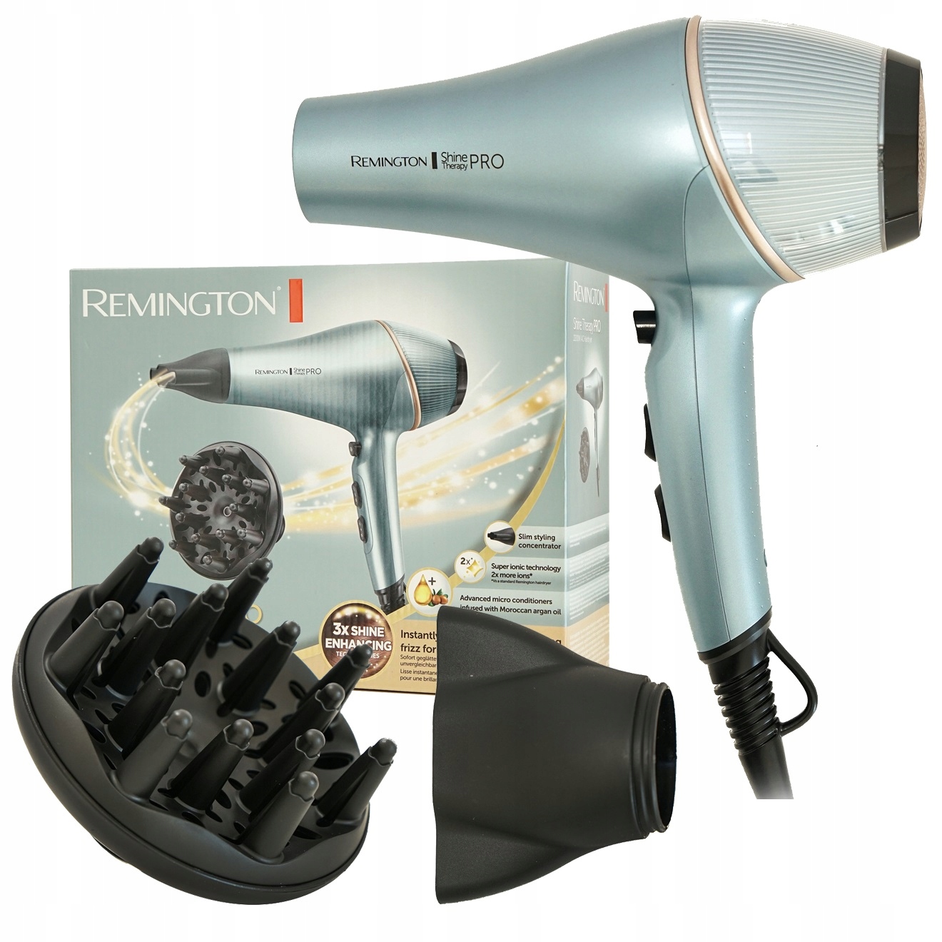 Fén Remington AC9300 Shine Therapy Pro 2200W 120 km/h