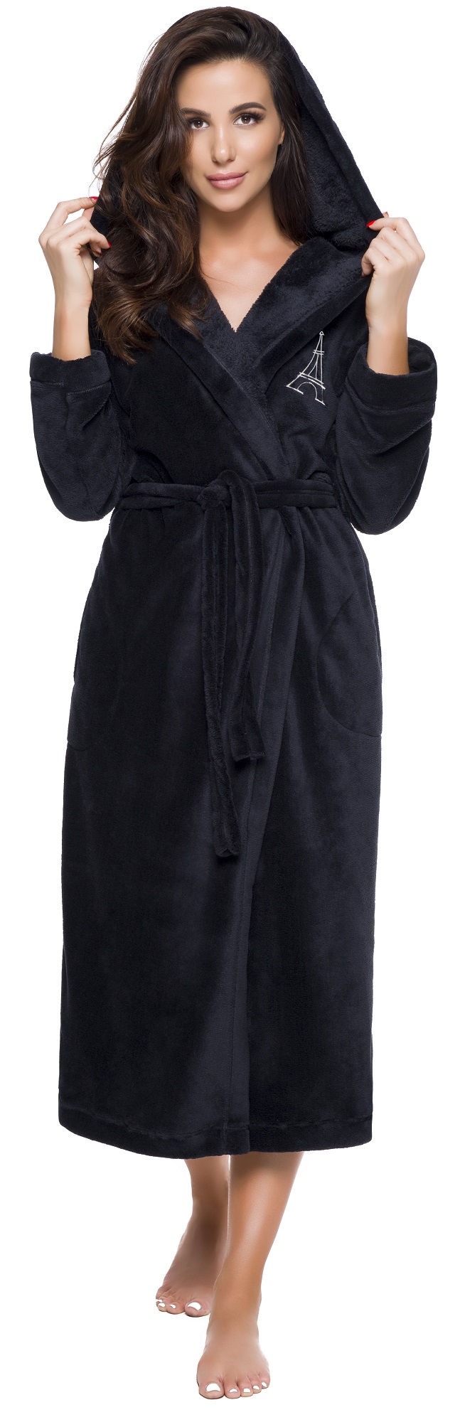 EIFFLA DŁUGI PUCHOWY DAMSKI SZLAFROK PODOMKA 3XL Rozmiar 3XL