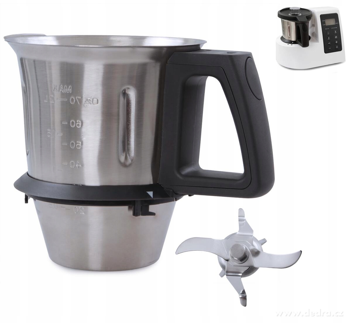 Dedra Nerezová nádoba nože k VarMix 1