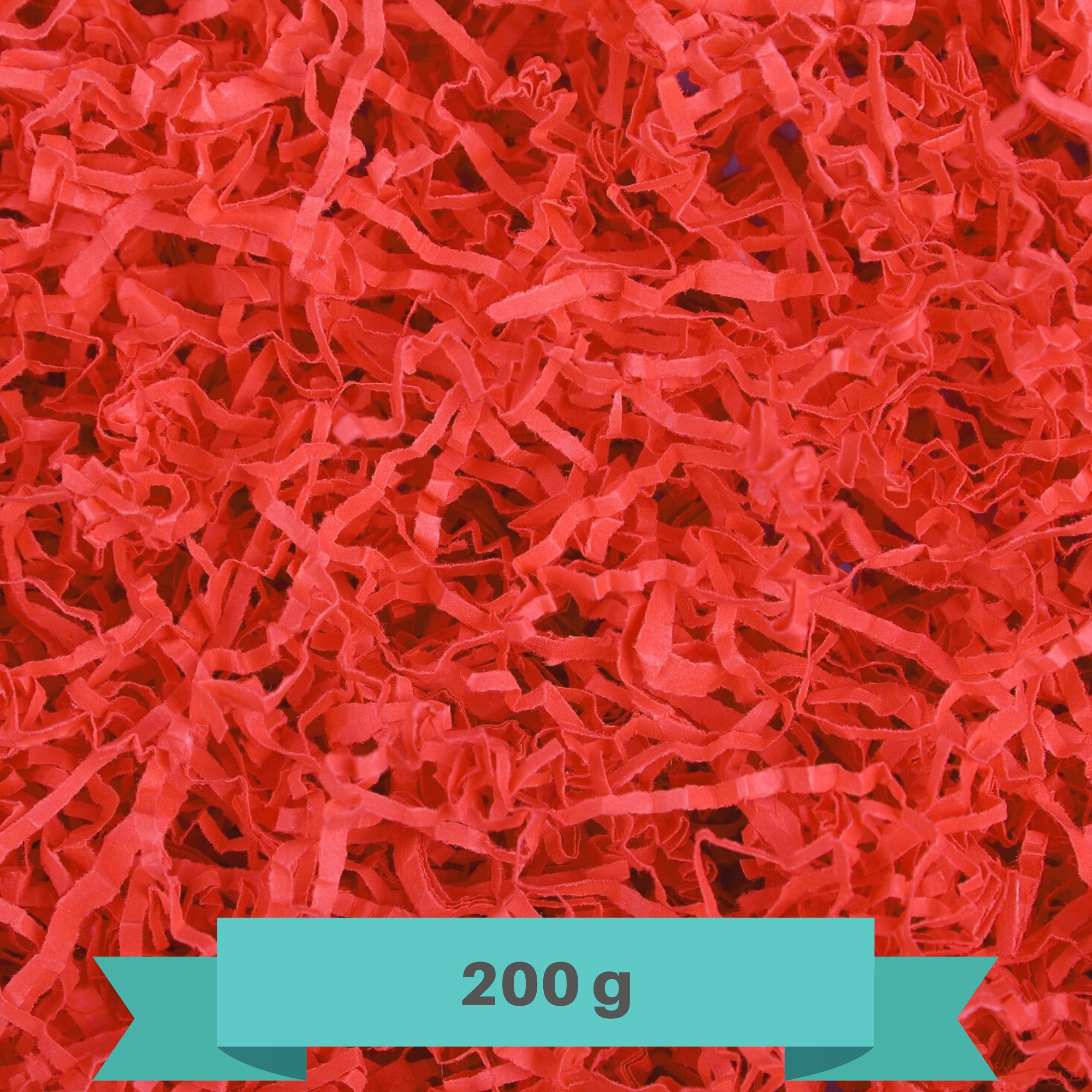 

Wypełniacz do paczek papier cięty 200g czerwony