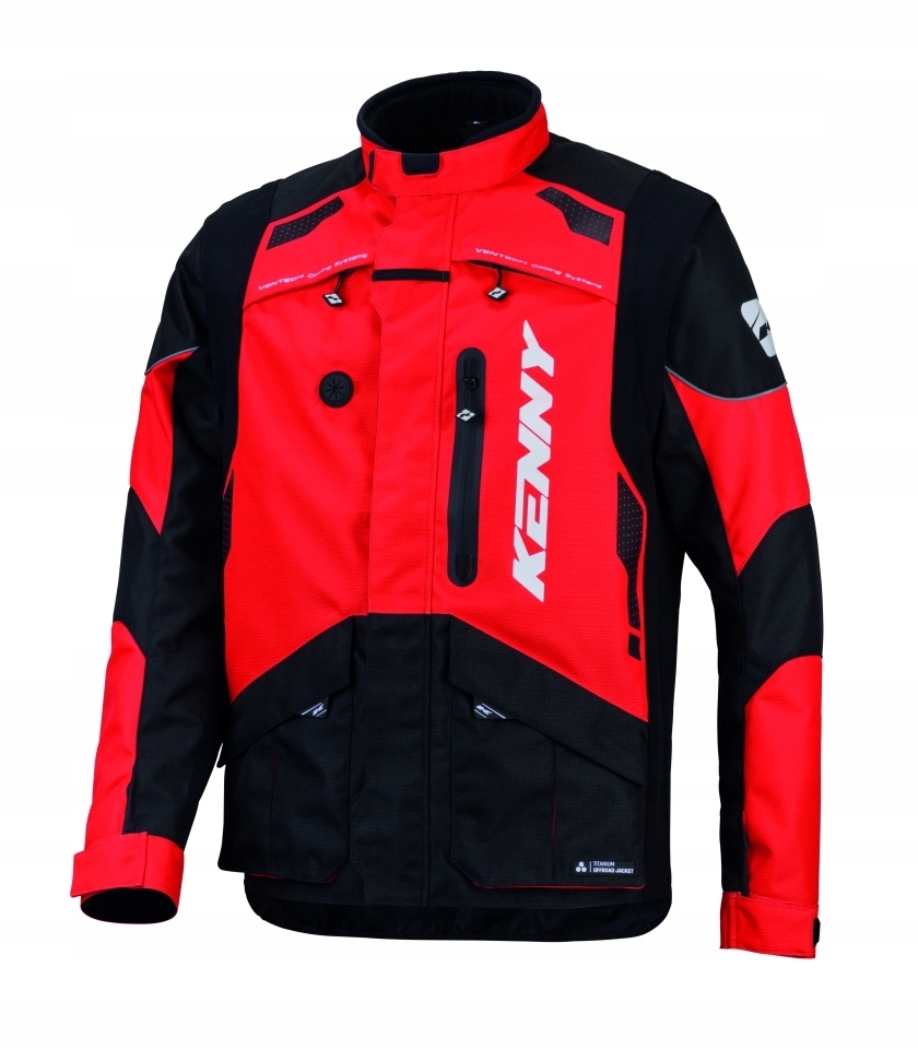 Kenny Racing Bunda Adventure/enduro Titanium Red Farba Červená Veľkosť L