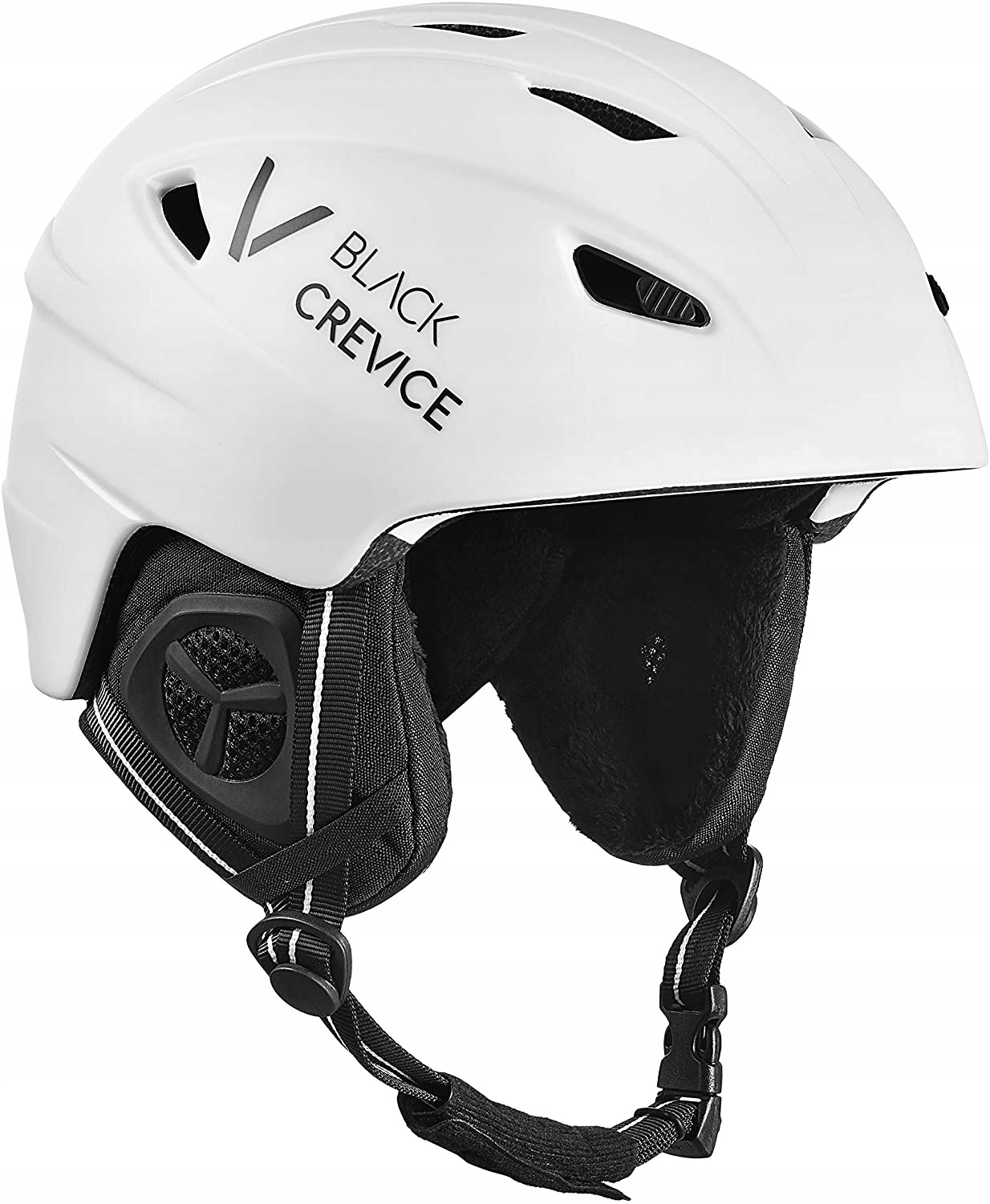 Black Crevice Lyžařská přilba S 54-55 cm Streif bílá