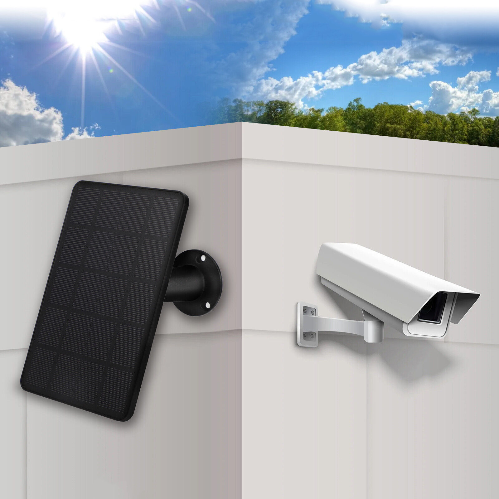 4W PANELE SŁONECZNE DO BEZPRZEWODOWEJ KAMERY MONITORUJĄCEJ, WODOODPORNY Liczba urządzeń ładowanych jednocześnie 1