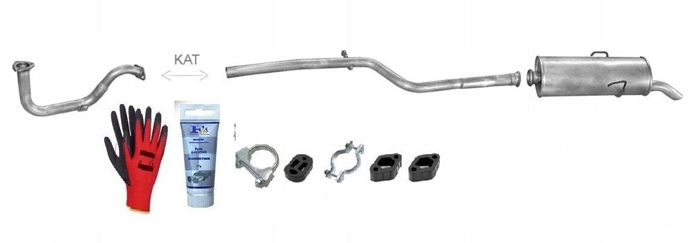 Citroen Saxo 1.0 1.1 (1996-2004) Výfukový SYSTÉM+bonus