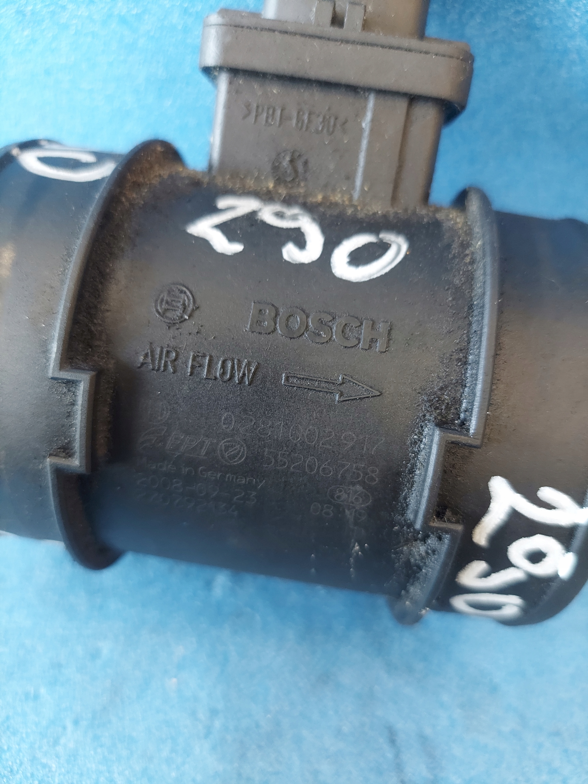flow meter FIAT 2.0 JTD 0281002917