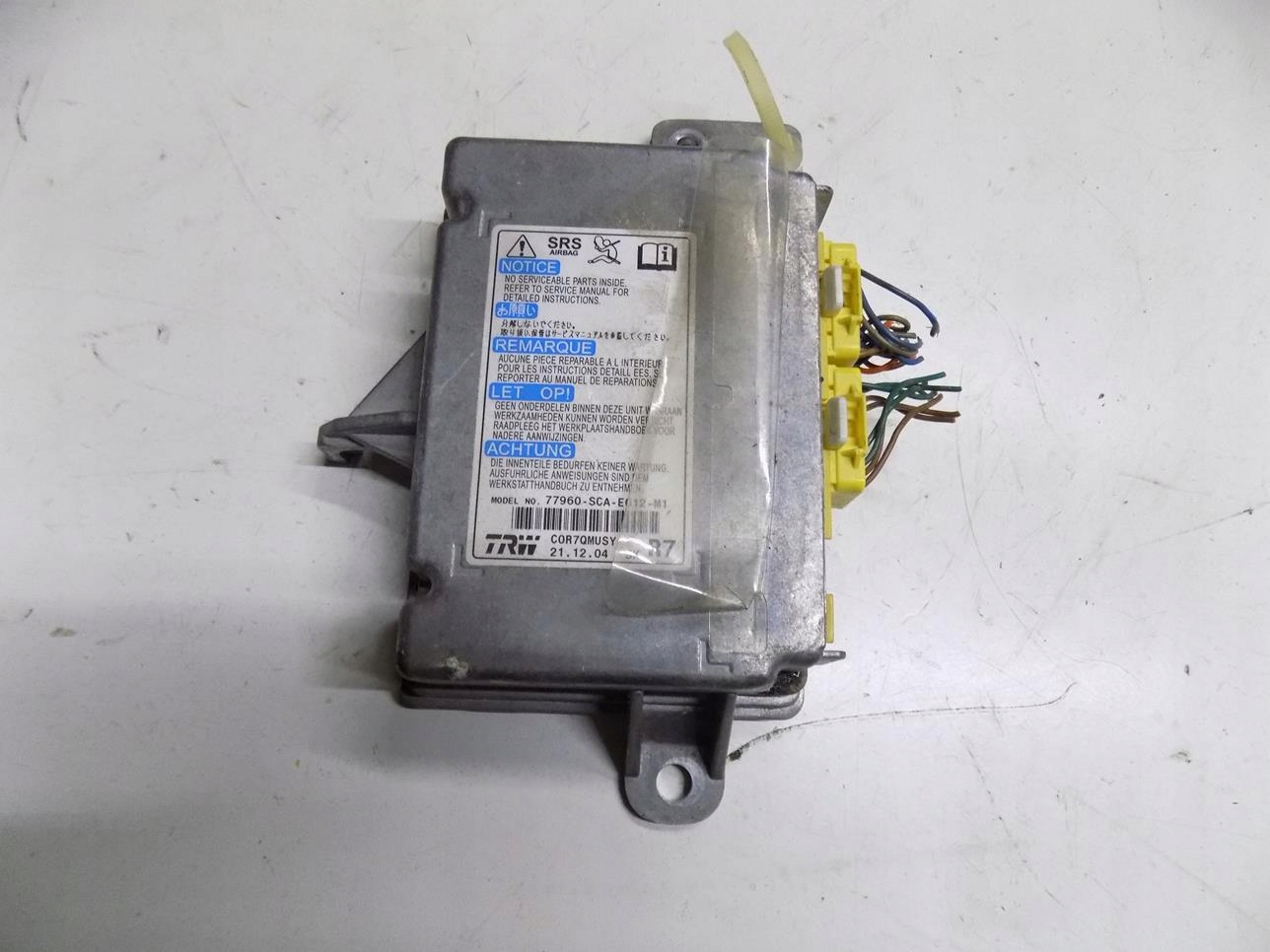 77960-SCA-E012-M1 - HONDA CR-V II 01-06 модуль подушки 77960-SCA-E012