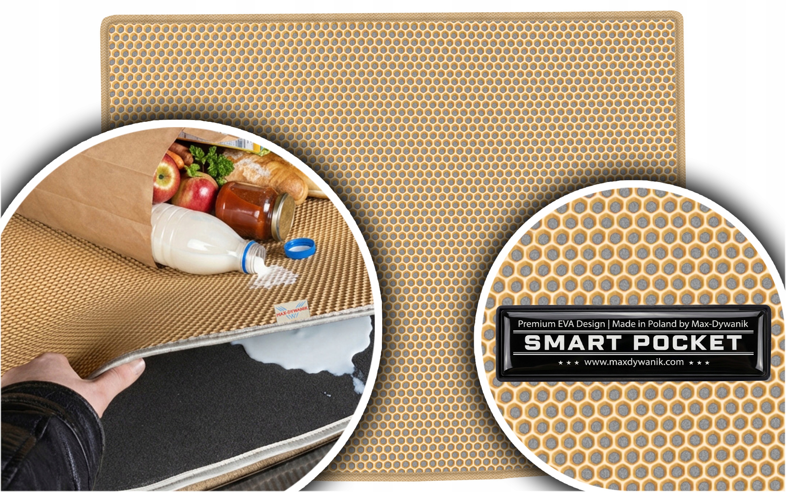 Hyundai Tucson III Suv 2015-2019 Vložka do batožinového priestoru Eva Smart Pocket Bežová